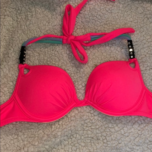 Victoria’s Secret Pink Push Up Bikini 32a - Picture 1 of 4